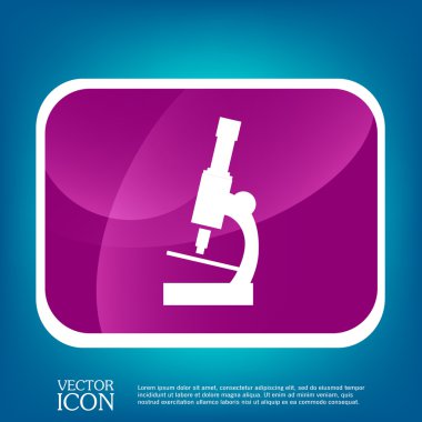 Mikroskop işareti simgesi