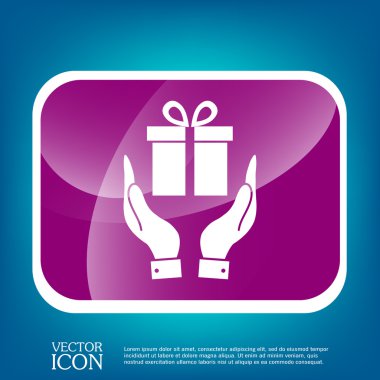 Tatil hediye kutusu tutan el