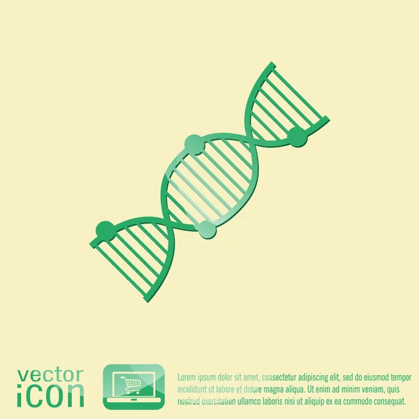 Icona dell'elica del DNA — Vettoriale Stock