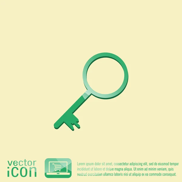 Key symbol icon — Stock Vector