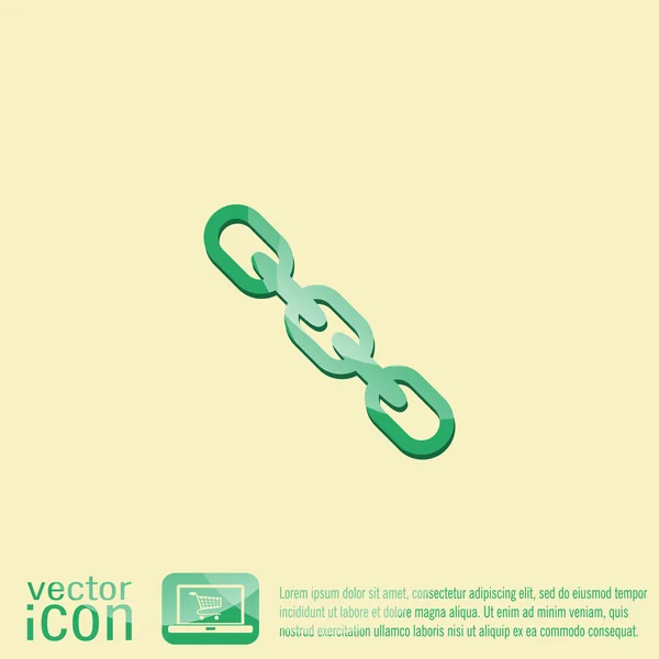 Links, chain icon — Stock Vector