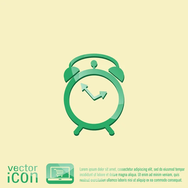 Icono del reloj despertador — Archivo Imágenes Vectoriales