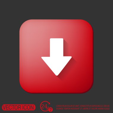 Web ok sembolü simgesi