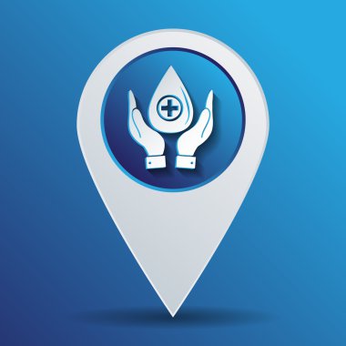 Damla holding eller simgesini bağış