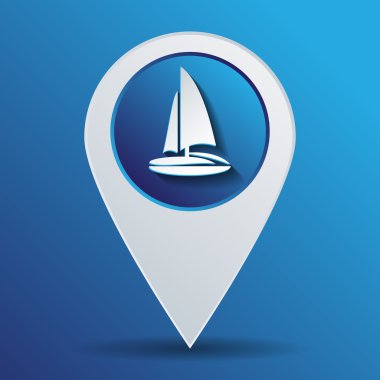 Yelken gemi sembol simge