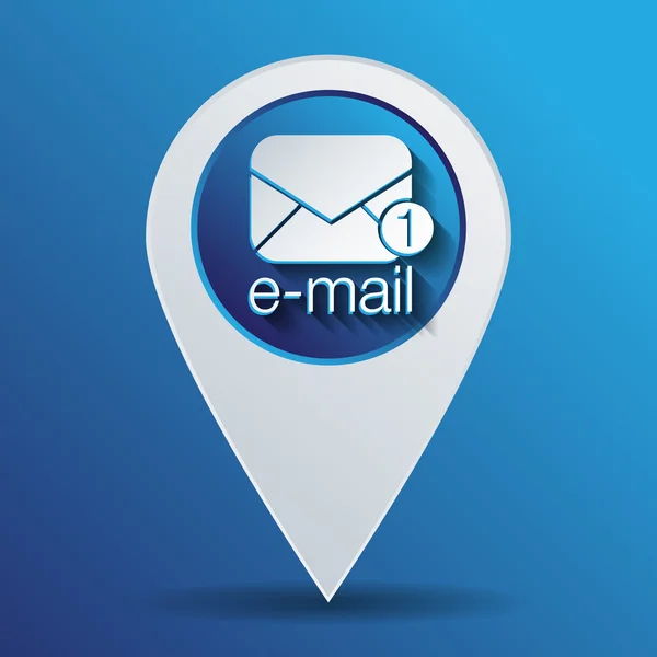 Postal envelope icon — Stock Vector