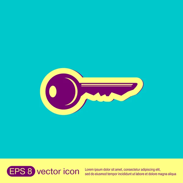 Key symbol icon — Stock Vector