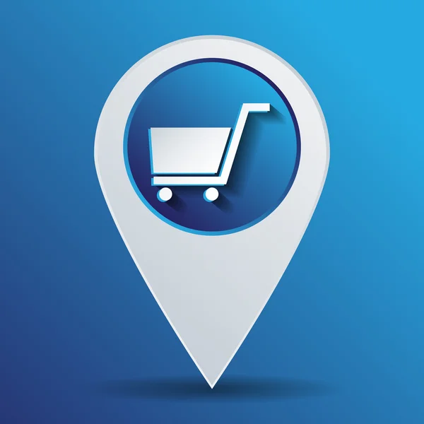 Icono del carrito de compras — Vector de stock