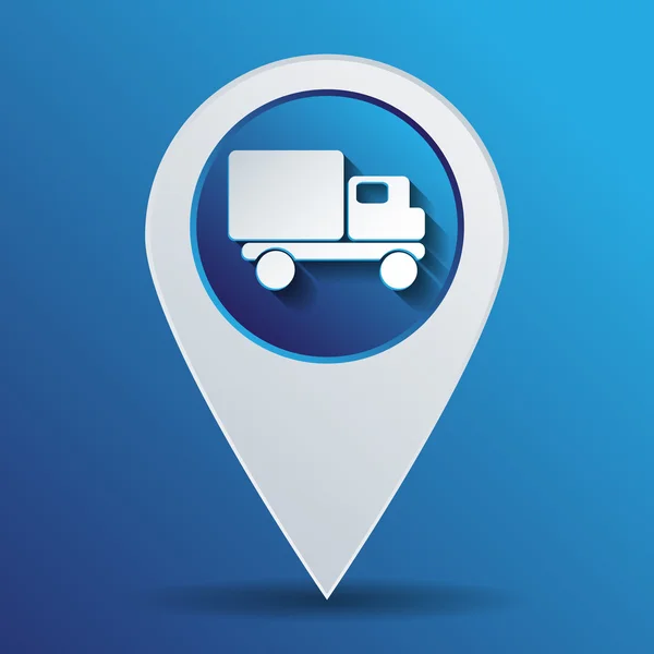 Icône logistique camion — Image vectorielle