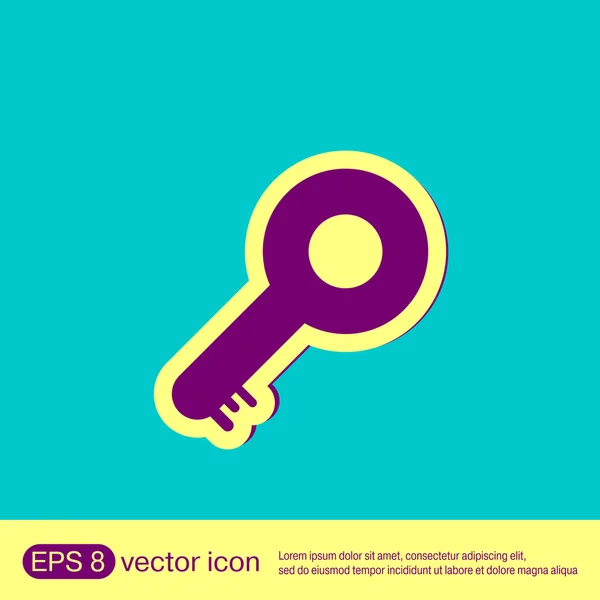 Key symbol icon — Stock Vector