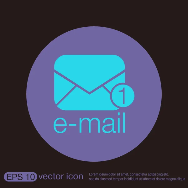 Postal envelope icon Royalty Free Stock Vectors