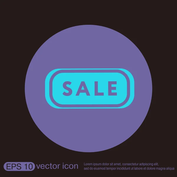 Verkaufsschild-Symbol — Stockvektor