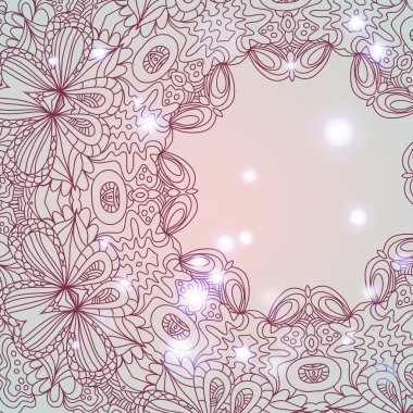 Mandala süsleme daire öğe doku