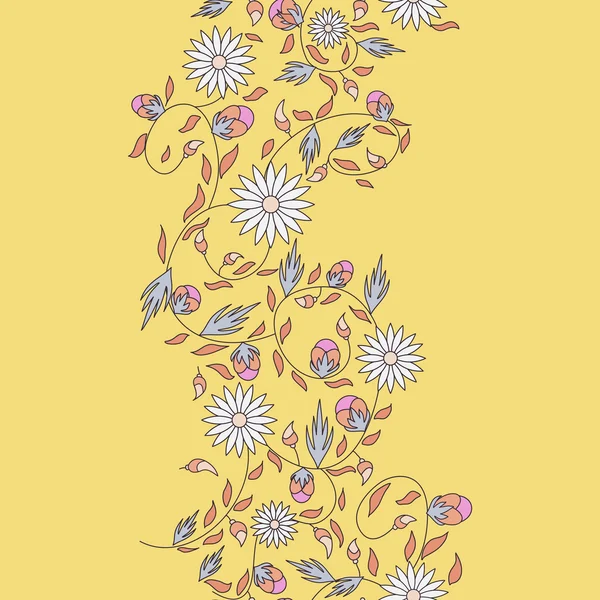 Fondo sin costuras de girasol — Vector de stock