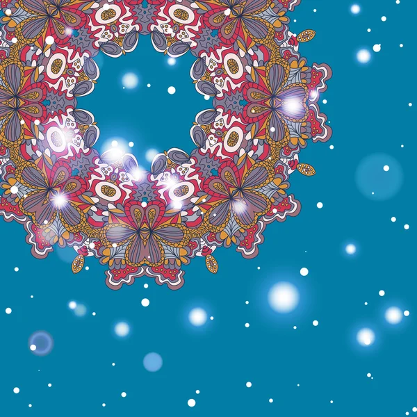 Mandala ornement cercle élément texture — Image vectorielle