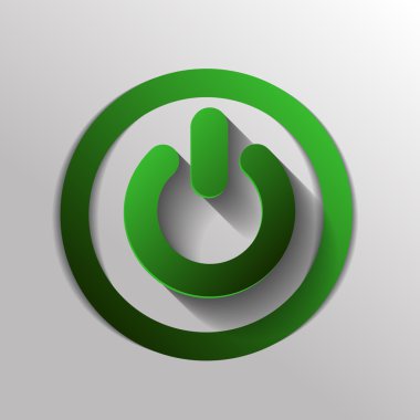 güç işareti simgesi