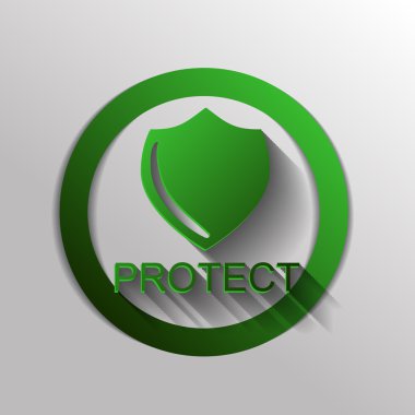 kalkan, koruması sembolü.