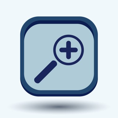 Büyüteç artış simgesi