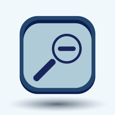 Büyüteç azaltma simgesi