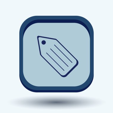 Satılık etiket işareti simgesi