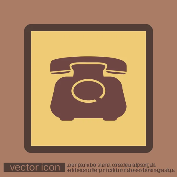 Teléfono retro clásico — Vector de stock