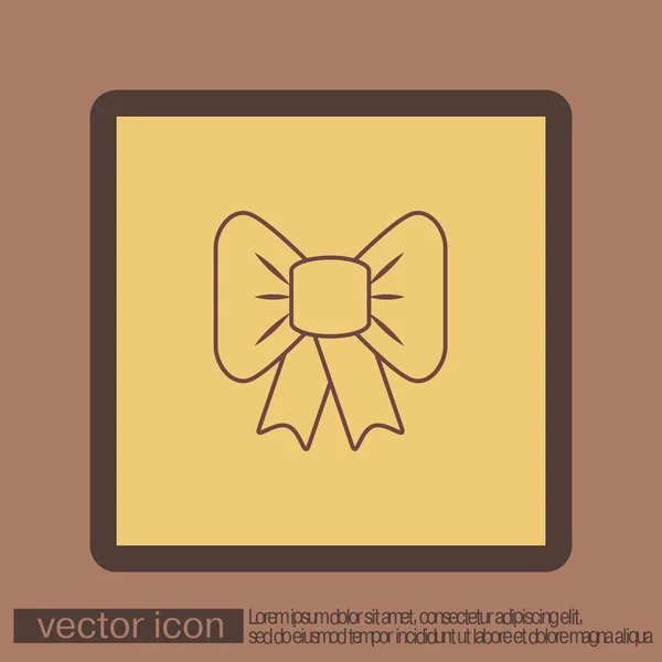 Icône papillon, design plat — Image vectorielle