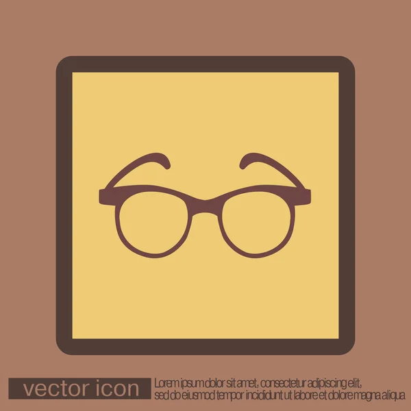 眼镜符号图标 — 图库矢量图片