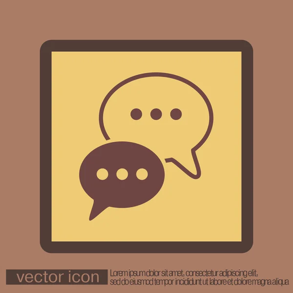 Norii dialogului vorbitor — Vector de stoc