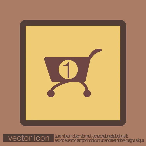 Kosár ikon — Stock Vector