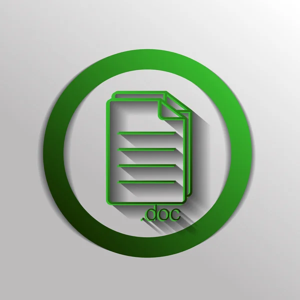 Arkusz papieru ikonowego dokumentu — Wektor stockowy