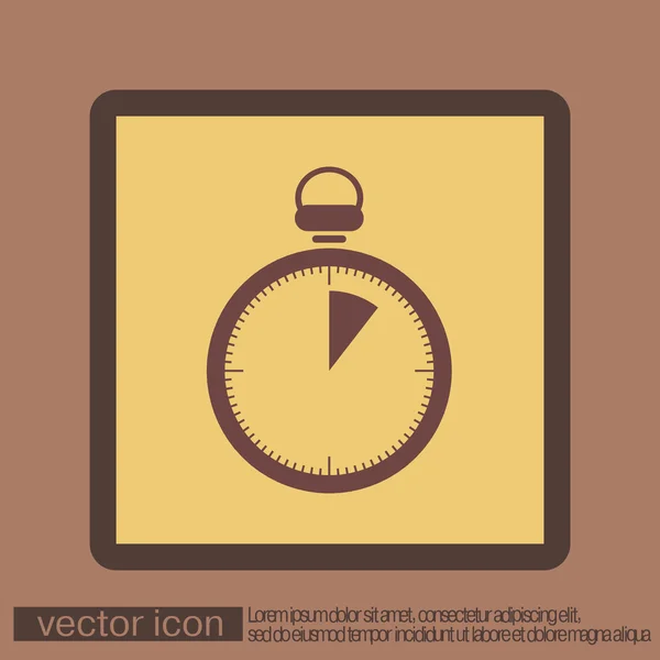 Значок знака секундомера — стоковый вектор