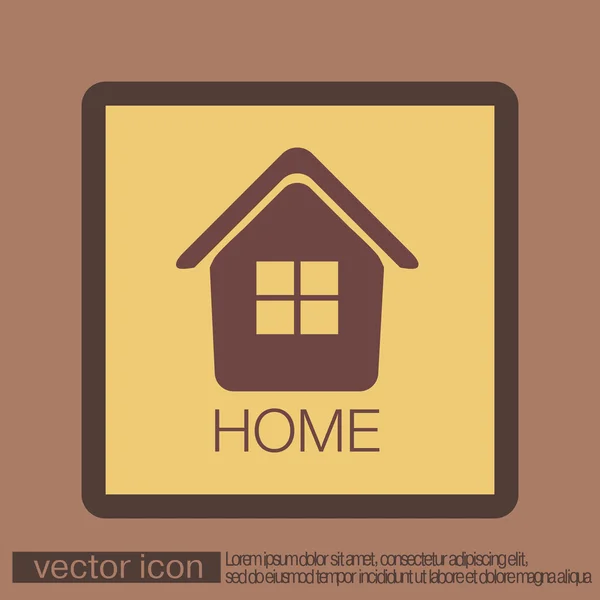 House flat icon. Home sign — Stock Vector
