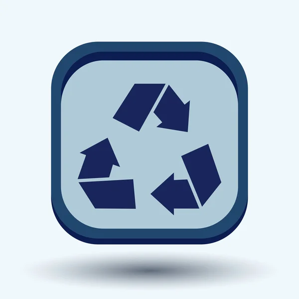 Symbolsymbol recyceln — Stockvektor