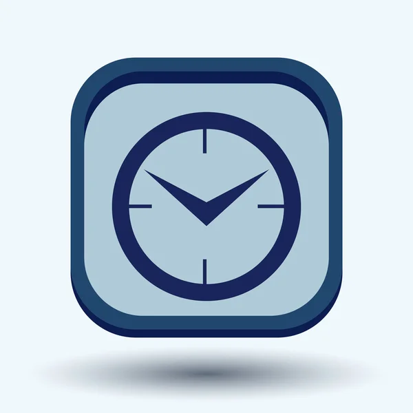 Zegar zegarek ikona — Wektor stockowy