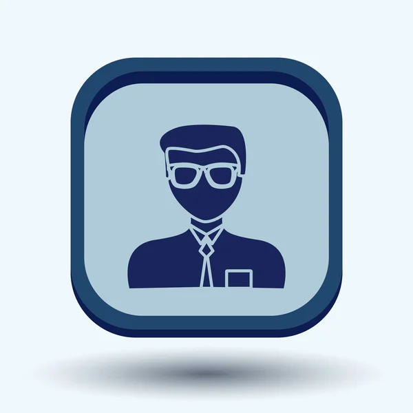 Male avatar icon — Stock Vector