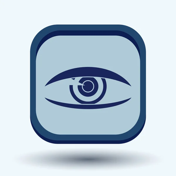 Icono de signo ocular — Vector de stock