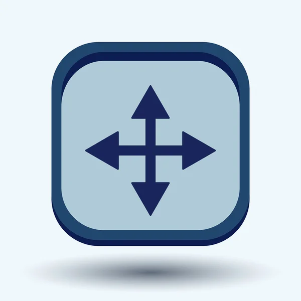 Move arrows sign icon — Stock Vector