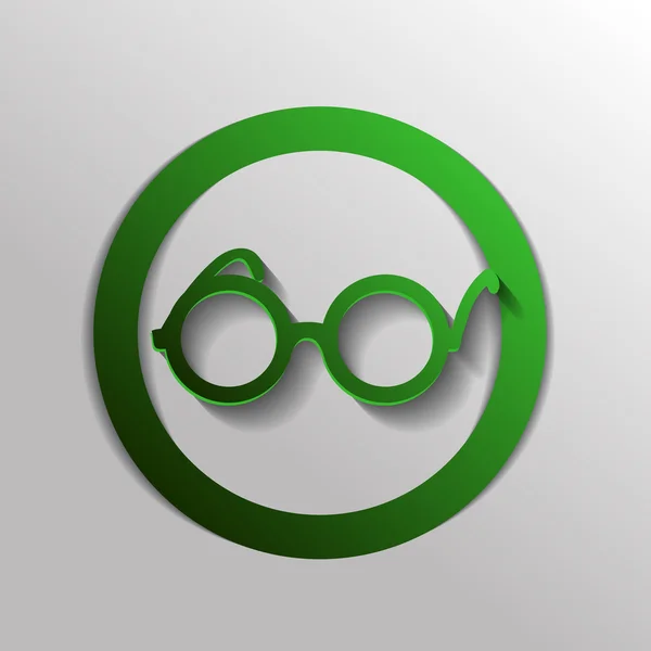 Glasses symbol icon — Stock Vector