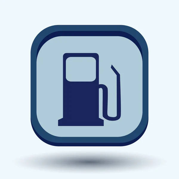 Tankstellen-Symbol — Stockvektor