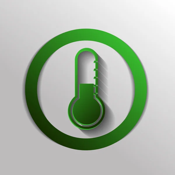 Thermometer-Symbol. Temperatursymbol — Stockvektor