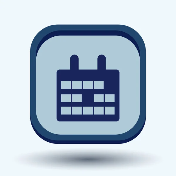 Icona del calendario, design piatto — Vettoriale Stock
