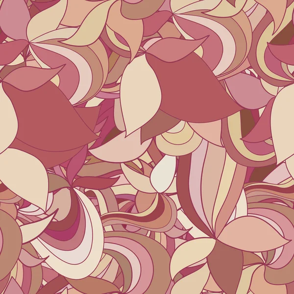 手描きの花シームレスなパターン — ストックベクタ