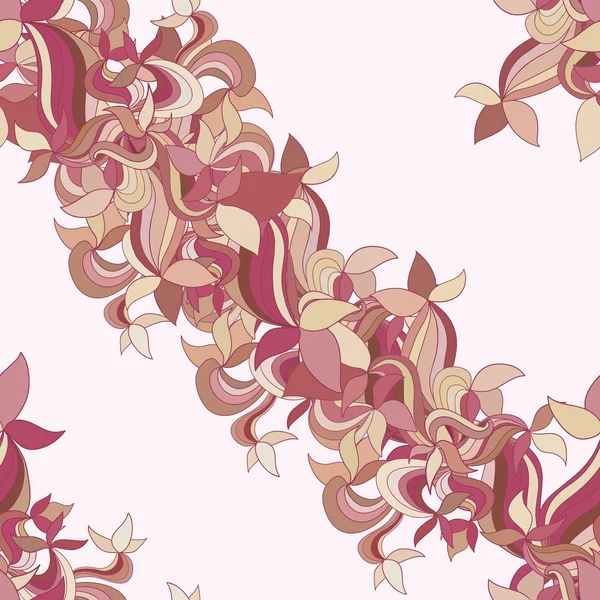 Dibujado a mano patrón floral sin costura — Vector de stock