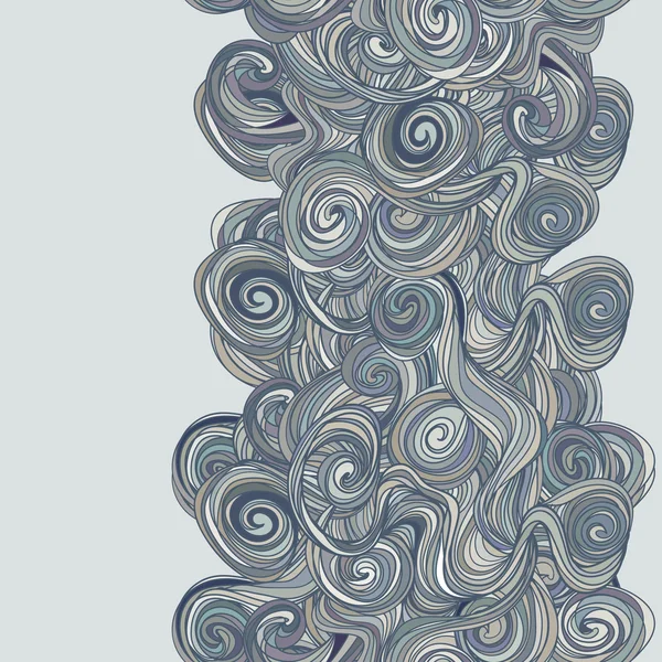 Handgezeichnete abstrakte nahtlose Muster — Stockvektor
