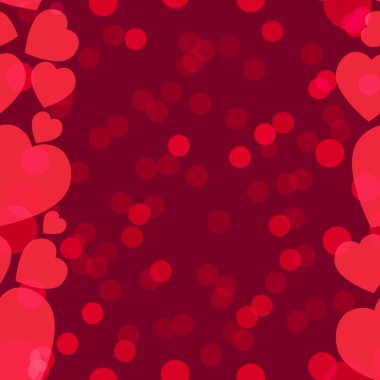 Sevgililer desen. Yürekleri sorunsuz doku. 