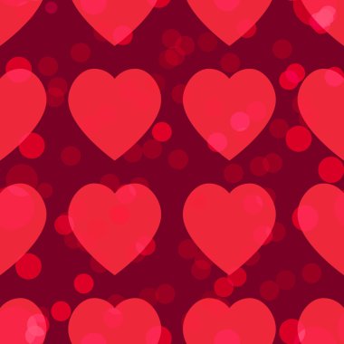 Sevgililer desen. Yürekleri sorunsuz doku. 