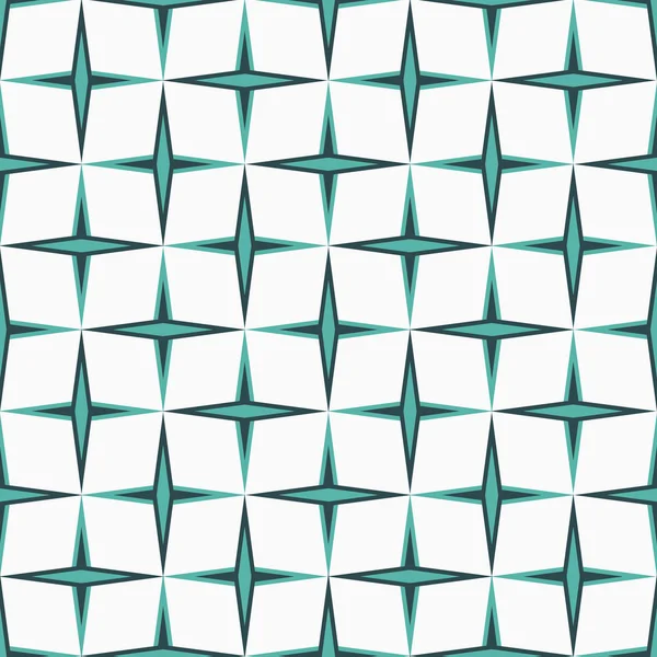 Geometri rhombus vektor seamless mönster — Stock vektor