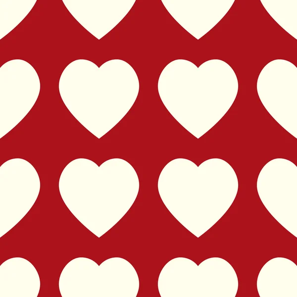 Patrón Valentine. Textura sin costuras con corazones . — Vector de stock