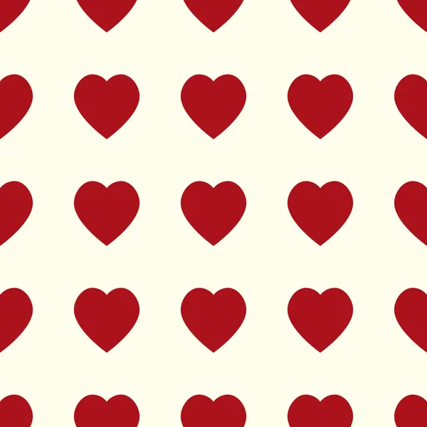 Patrón Valentine. Textura sin costuras con corazones . — Vector de stock