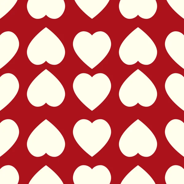 Patrón Valentine. Textura sin costuras con corazones . — Vector de stock